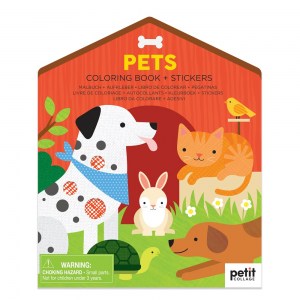 Pets Coloring Book and Stickers 0810073342699_8760d